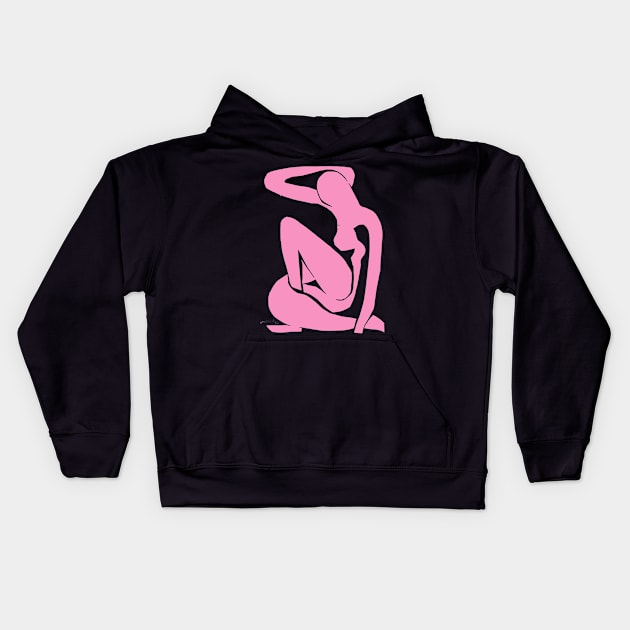 Pink Lady Kids Hoodie by lolosenese